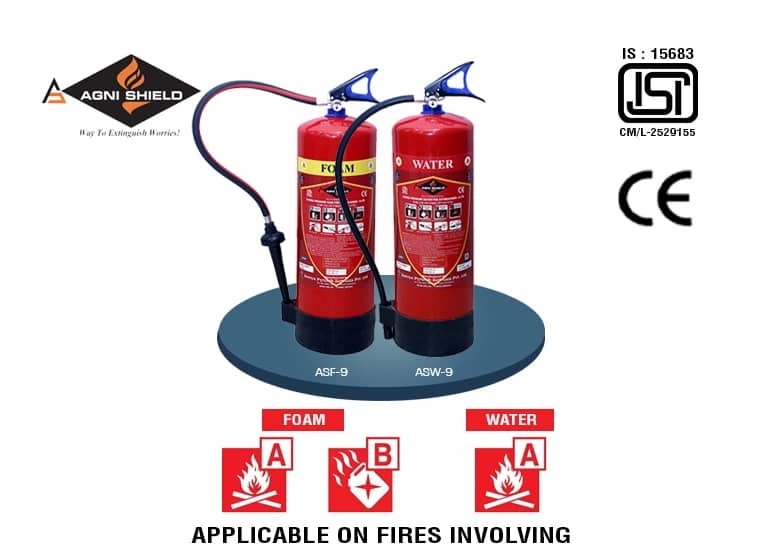 Water & Foam Portable Fire Extinguishers